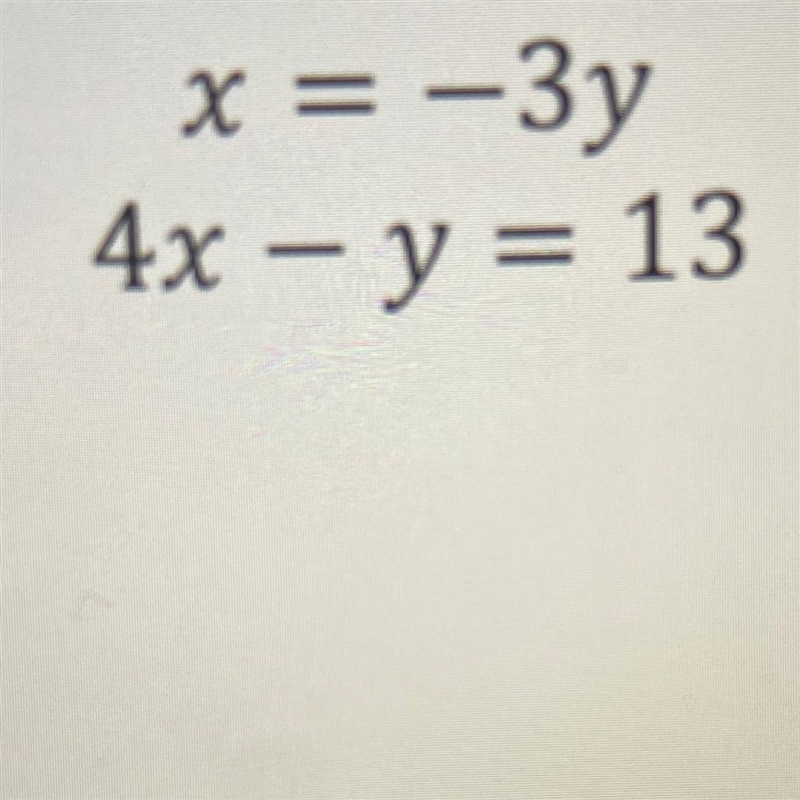 Solve the systems of equations using substitutions-example-1