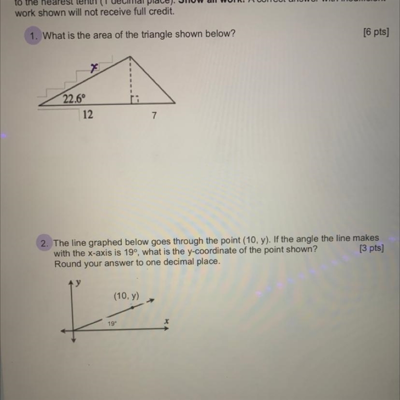 Please help with this!! Triangles and angles-example-1