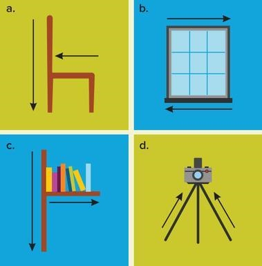 Look at the arrows in the drawings below. Indicate whether the arrows are parallel-example-1