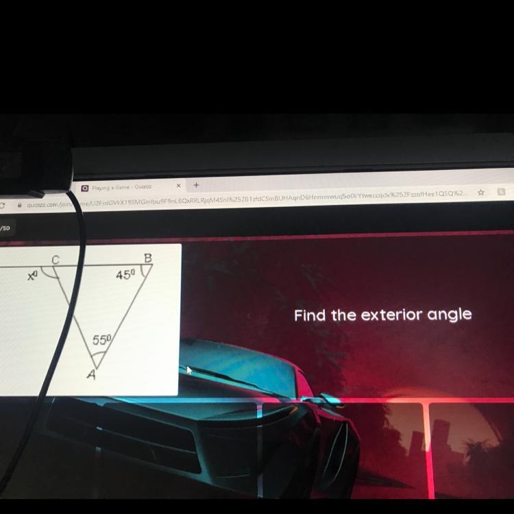 Find the exterior angle-example-1