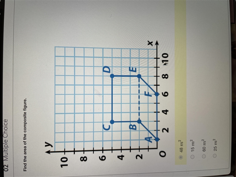 Find the area of the composite figure.-example-1