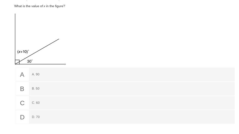 Please answer the question in the photo "What is the value of x in the figure-example-1