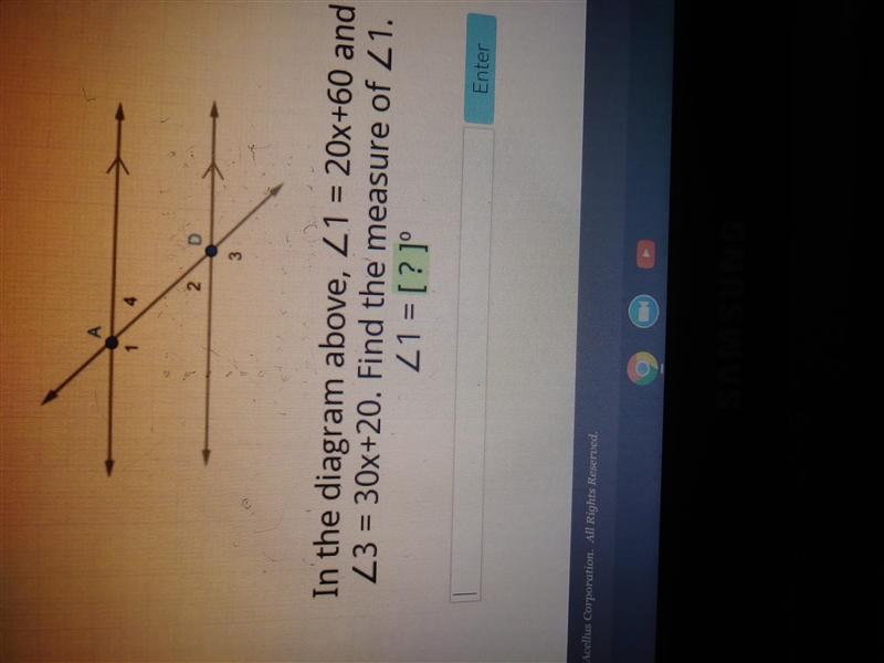 Find the measure of<1-example-1