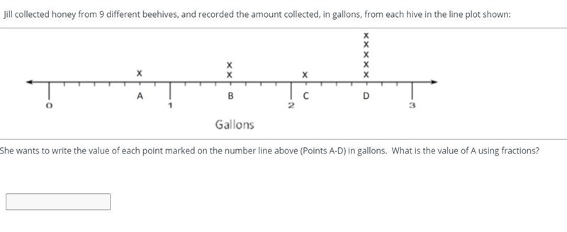 Jill collected honey from 9 different beehives, and recorded the amount collected-example-1