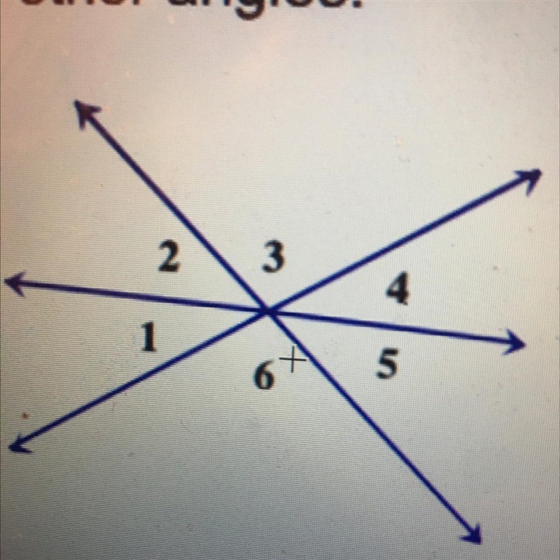 If m<1 = 23^ and m<2 = 32^, find the measures of all other angles-example-1