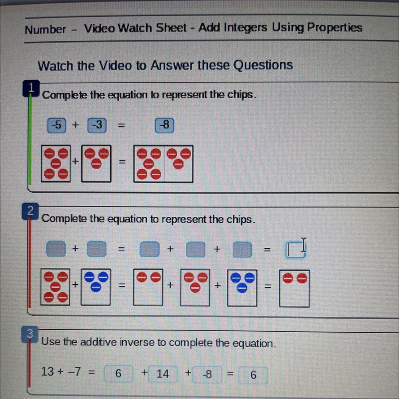 What is the answer for Number 2-example-1