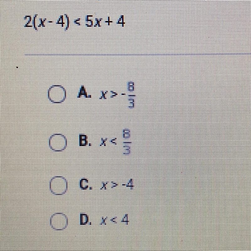 What is the solution to this inequality?-example-1