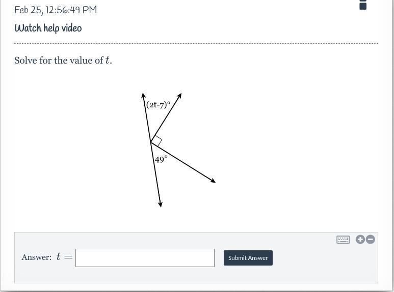 Solve the value of t.-example-1