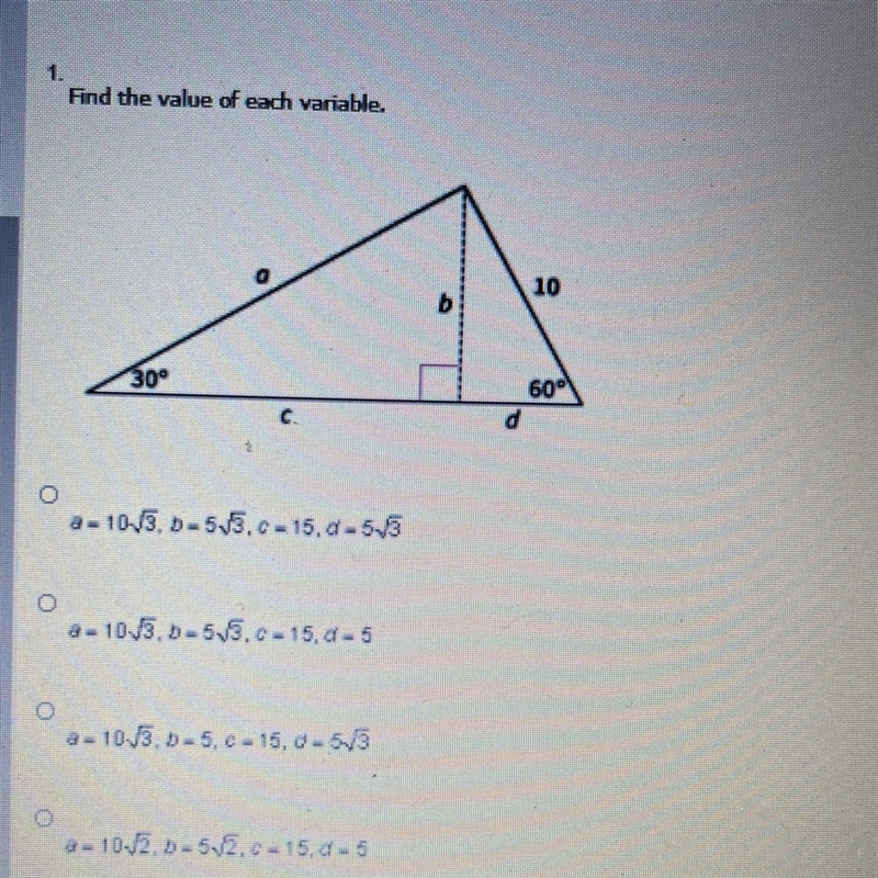 Find the value for a,b,c,d-example-1