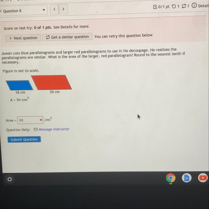 Plz find the area of the red shape :)-example-1