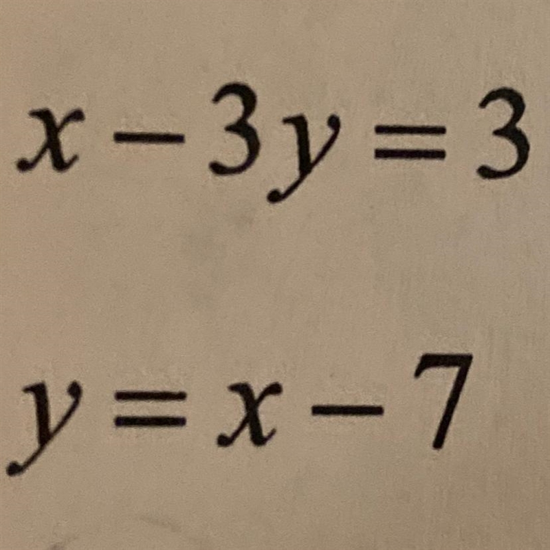 Solving system by substitution-example-1