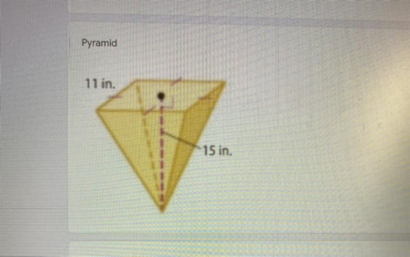 Find the slant heigh of the pyramid-example-1