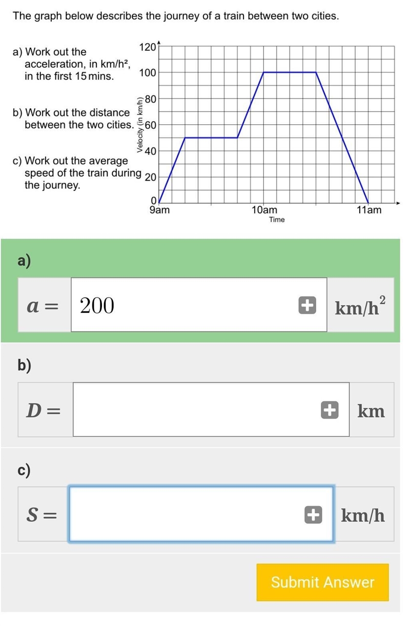 What is the total distance travelled?​-example-1