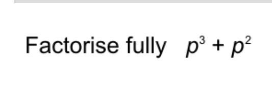 Factorise fully p^3 + p^2-example-1