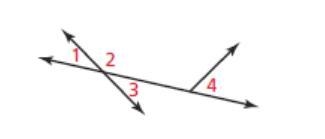 Name a pair of vertical angles in the figure.-example-1