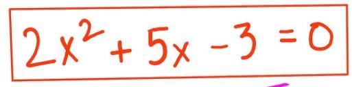 (no links or files) Solve this equation using the quadratic formula.-example-1