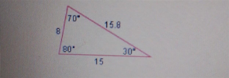 Classify the following triangle. Check all that apply. A. Scalene B. Right C. Isosceles-example-1