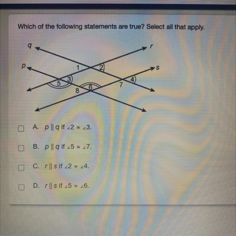 Which is the following statement are true?-example-1