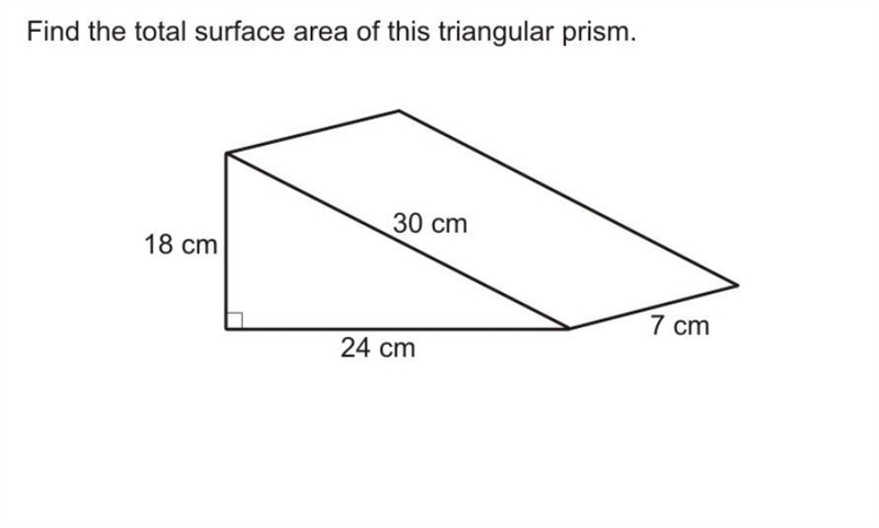 Please help me. I need to find the surface area of this triangular prism.-example-1