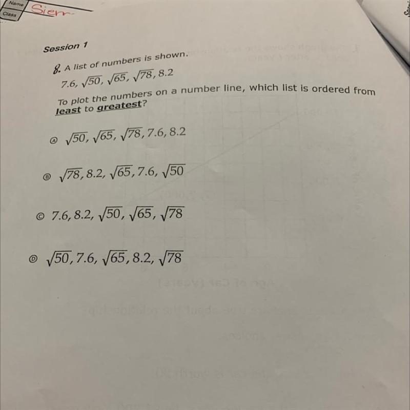 What are these numbers least to greatest ??!!! 8th grade math !!-example-1