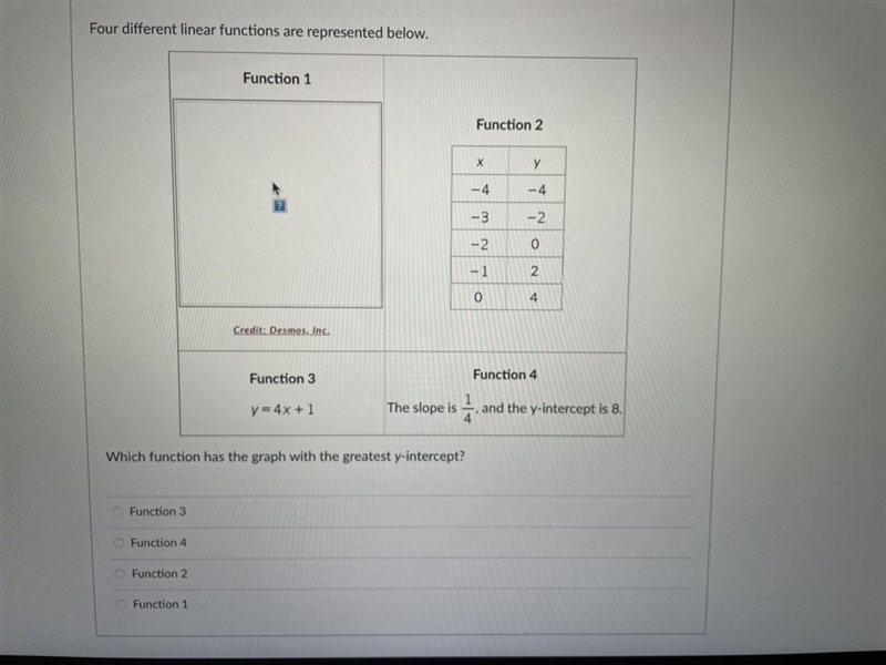 PLEASE HELP!! Important test!! Option 1 isn't coming up so if you could try to solve-example-1