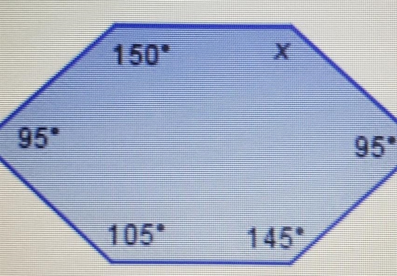 What is the value of the missing angle? a.120 b.130 c.155 d.720​-example-1