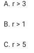 What is the solution to this inequality? r - 1 > 2-example-1