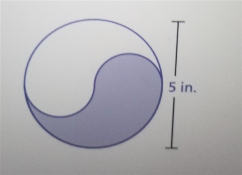 Find the area of the shaded region ​-example-1