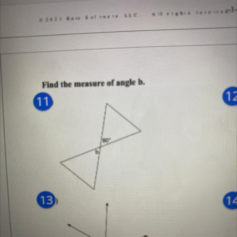 Find the measure of angle b.-example-1