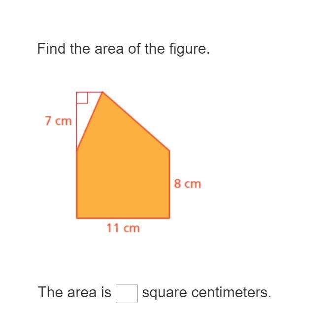 Find the area of the figure.-example-1