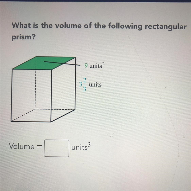 What is the volume of the following rectangular prism?-example-1