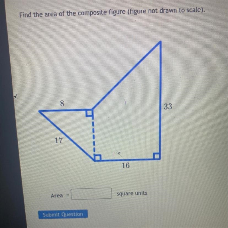 Please help. Find the area of the composite figure-example-1