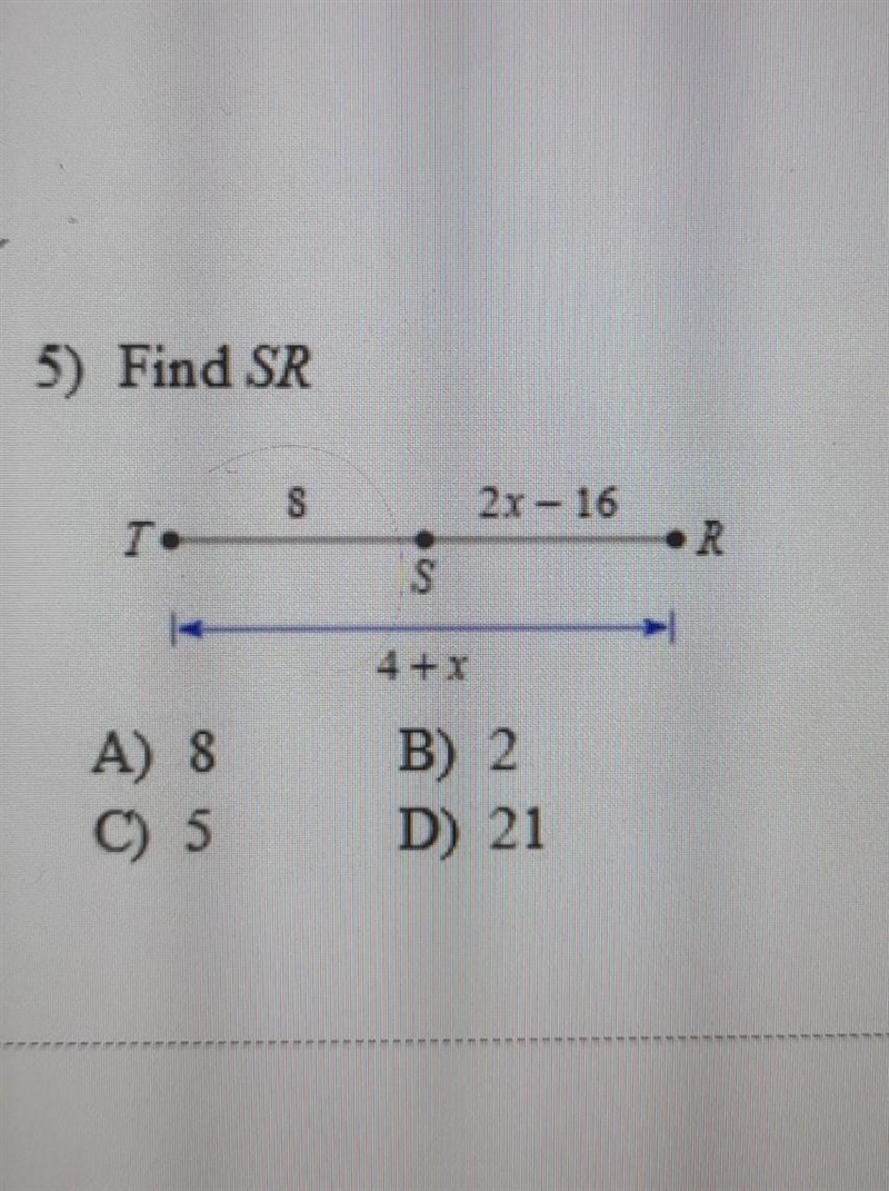 Find the length of SR​-example-1