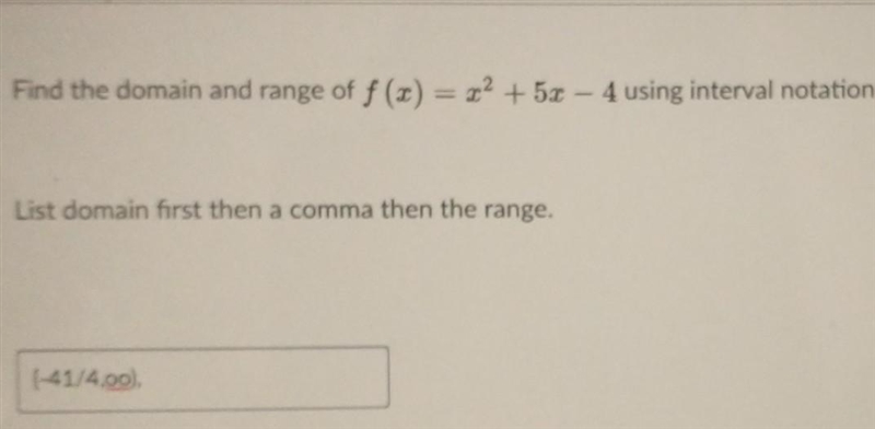 Help!! timed! find the domain and range pls!​-example-1