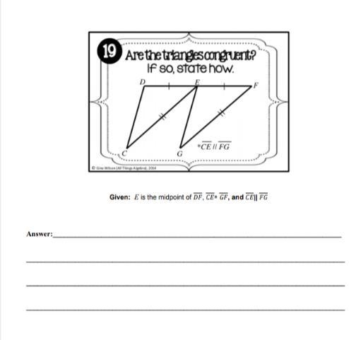 Help! Geometry Triangle Congruence-example-1