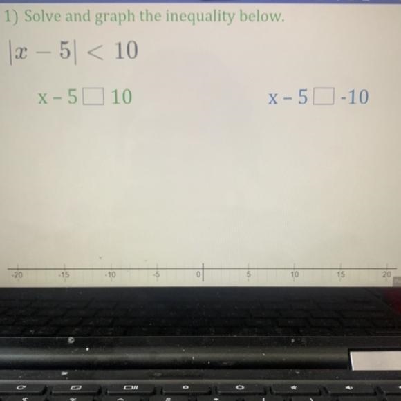 Solve and graph the inequality below-example-1