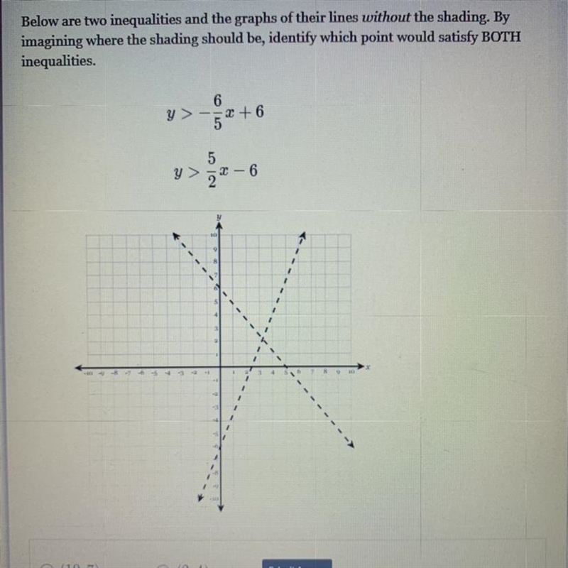 PLS HELP ASAPPPPPPPP answer choices: A) (10,7) B) (2,4) C) (-4,-10) D) (4,-10)-example-1