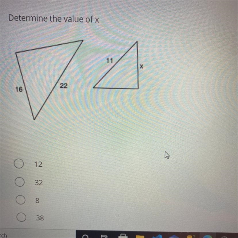 Determine the value of x-example-1