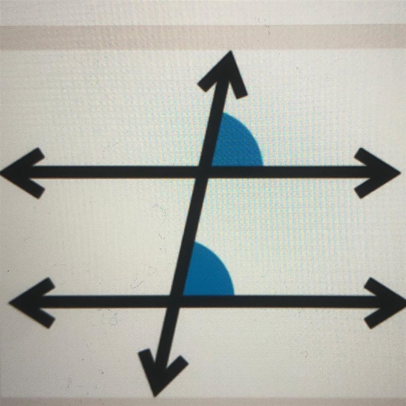 What angle pair is pictured? 1)Alternate lantern angles 2)corresponding angles 3)same-example-1