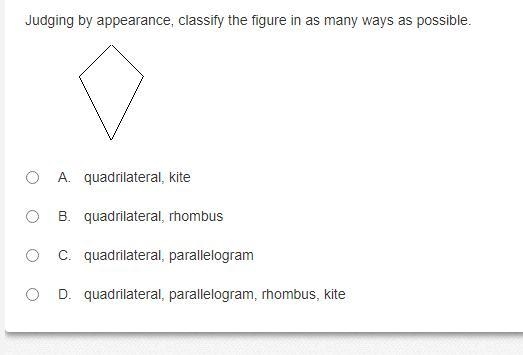 Judging by appearance, classify the figure in as many ways as possible.-example-1