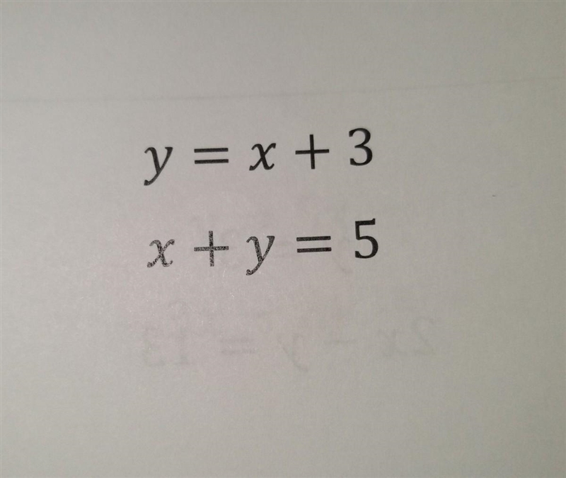 Is it Substitution or linear combination?​-example-1