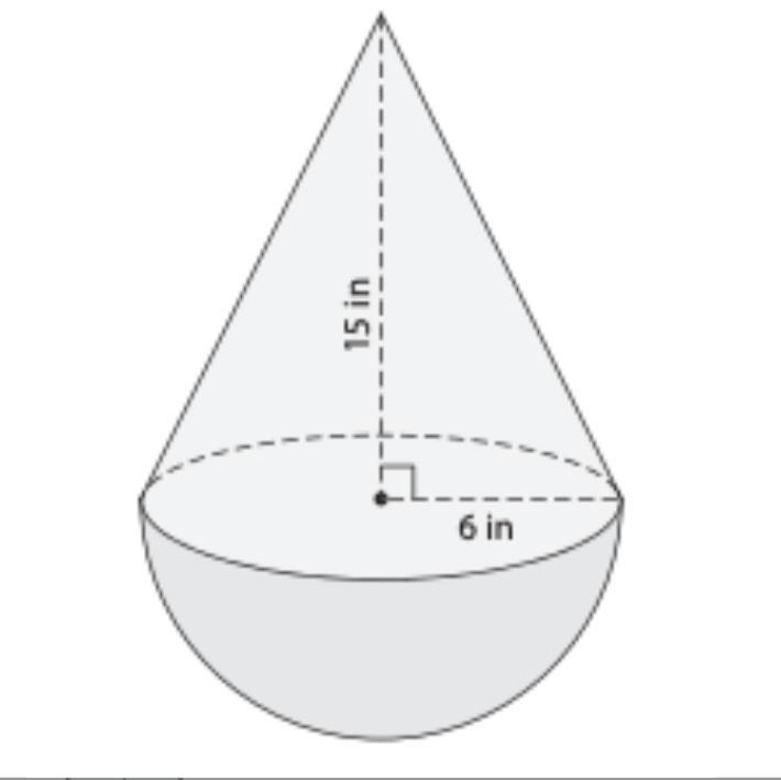 Determine the volume of the composite figure...-example-1