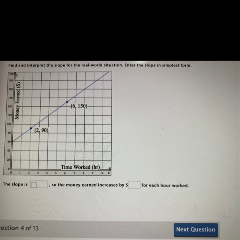 Find and interpret the slope-example-1