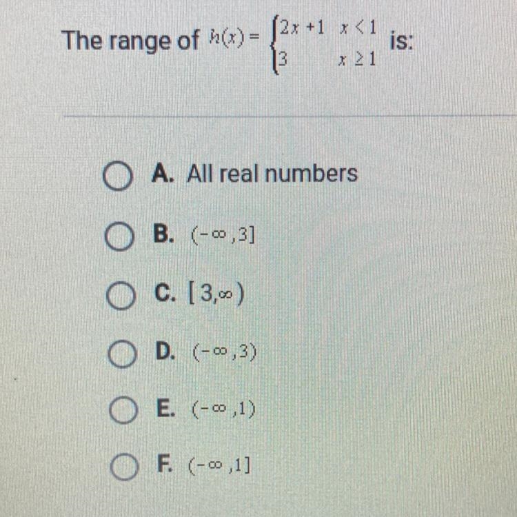 I need help with someone explaining how to find the range of this! This course didn-example-1