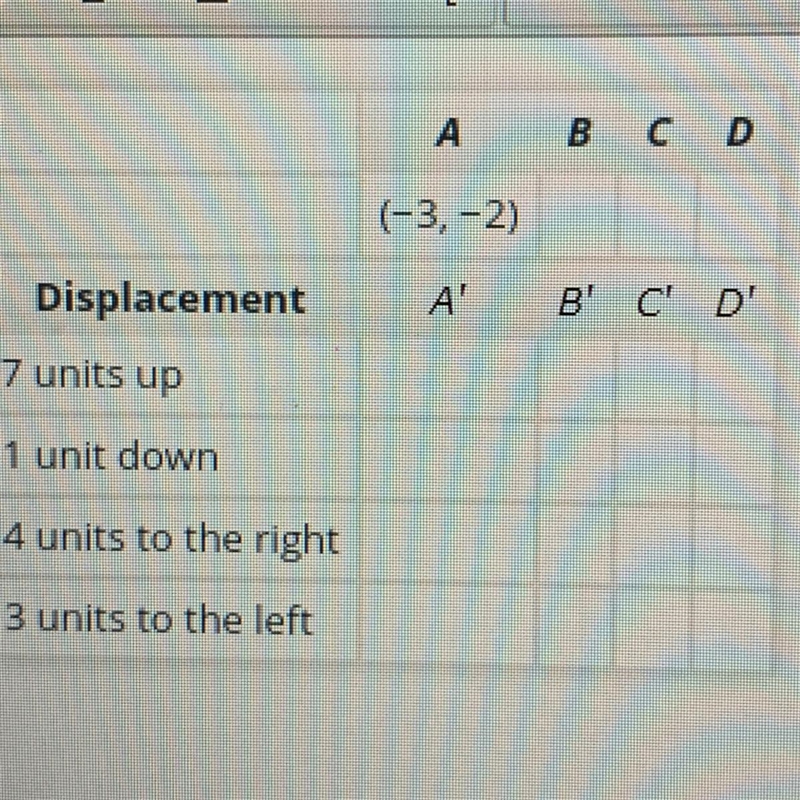 Part B Enter the numerical coordinates of the vertices of quadrilateral ABCD in the-example-1