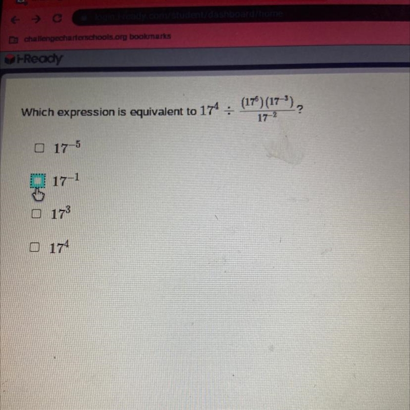 Which expression is equivalent to this equation-example-1