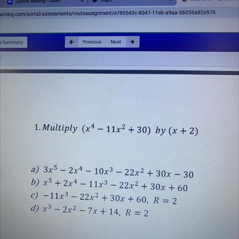 Multiply (x^4-11x^2+30)by(x+2)-example-1