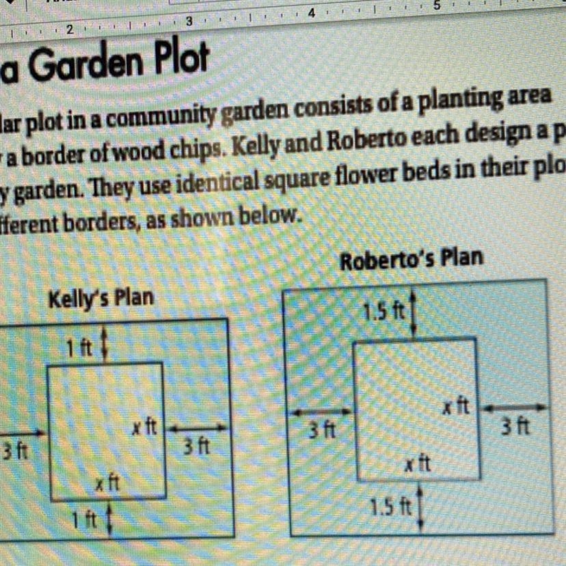 Use a product of two binomials to find a polynomial that represents the area of Roberto-example-1