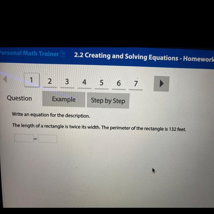 The length of a rectangle is twice it's width. a the perimeter of the rectangle is-example-1