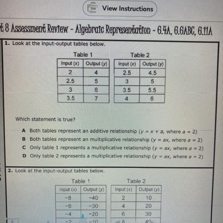 I don’t know if you can see it but please help i need help fast for number one-example-1